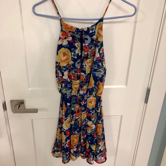 Navy + floral sundress - Picture 2 of 4